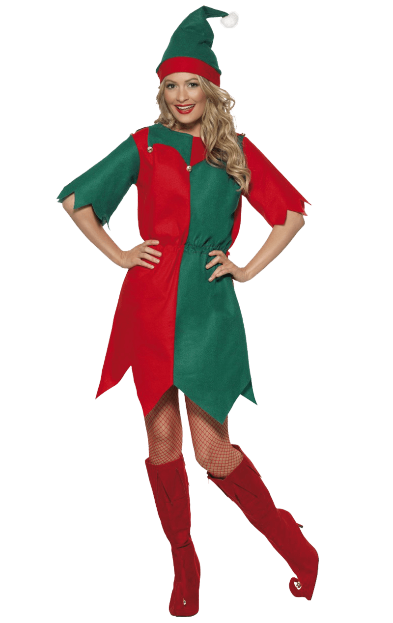 Costume d'elfe de Noël pour femme