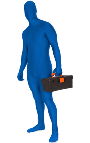 Morphsuit Blue Kostüm