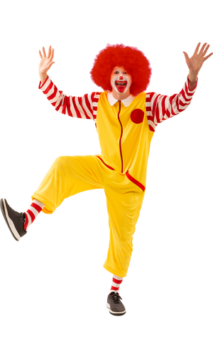 Erwachsener Ronald Clown Kostüm