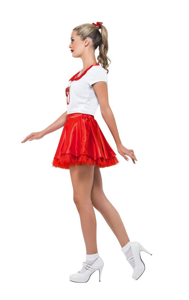 Damen Fett Sandy Cheerleader Kostüm