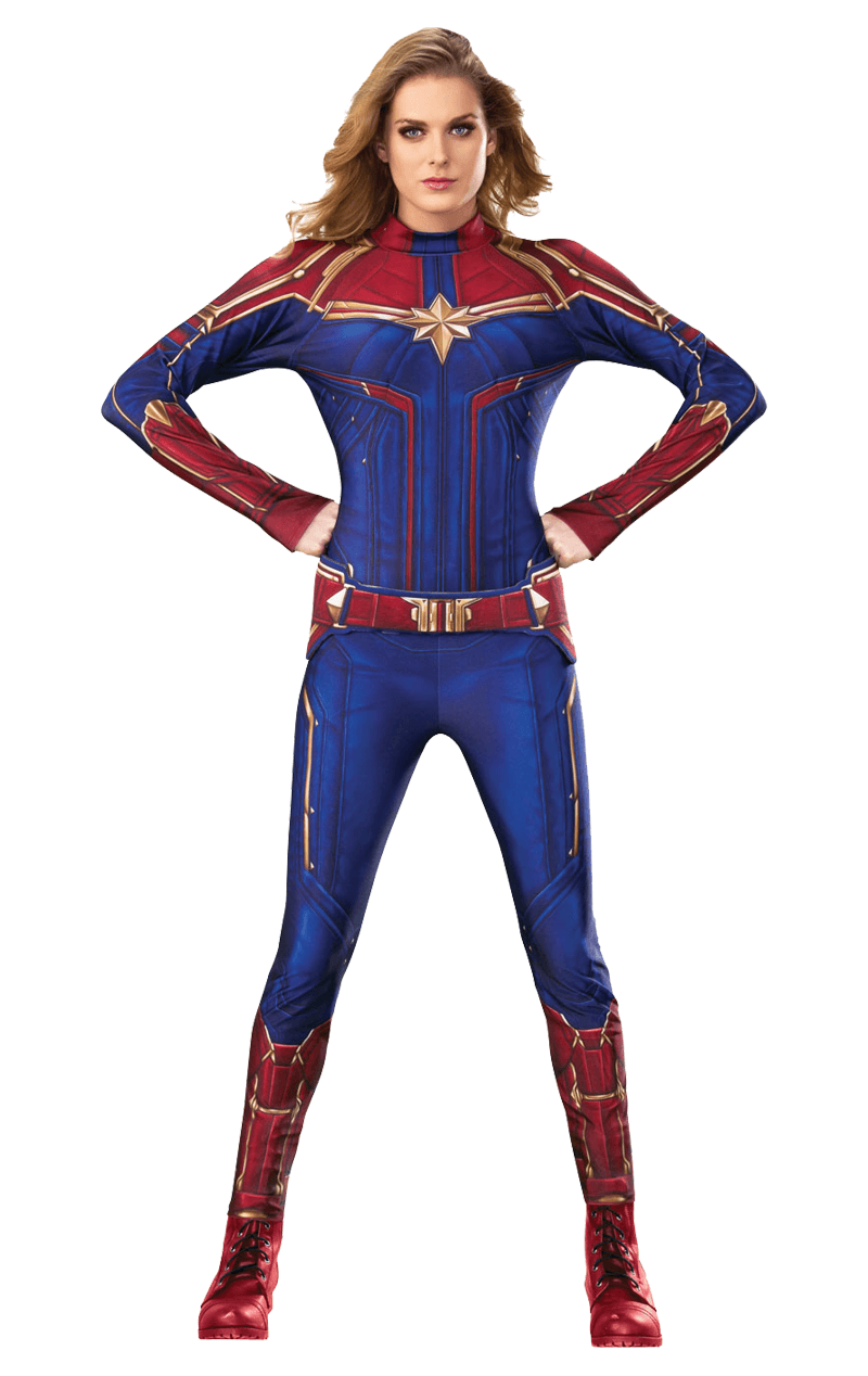 Adult Captain Marvel Avengers Costume