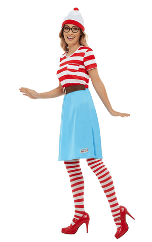 Adult Where's Wally? Wenda Dress Costume