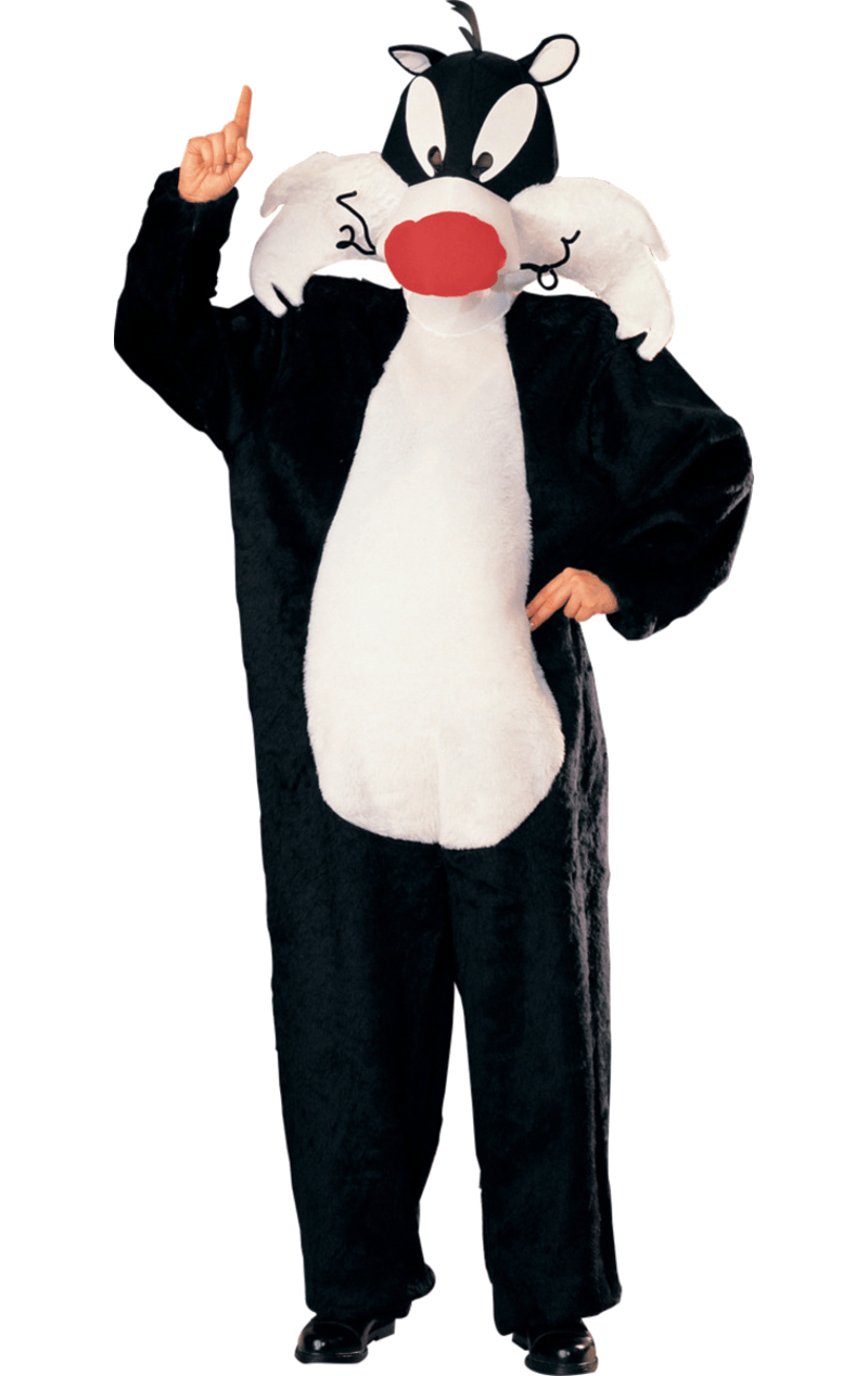 Erwachsene Looney Melodien Sylvester Kostüm