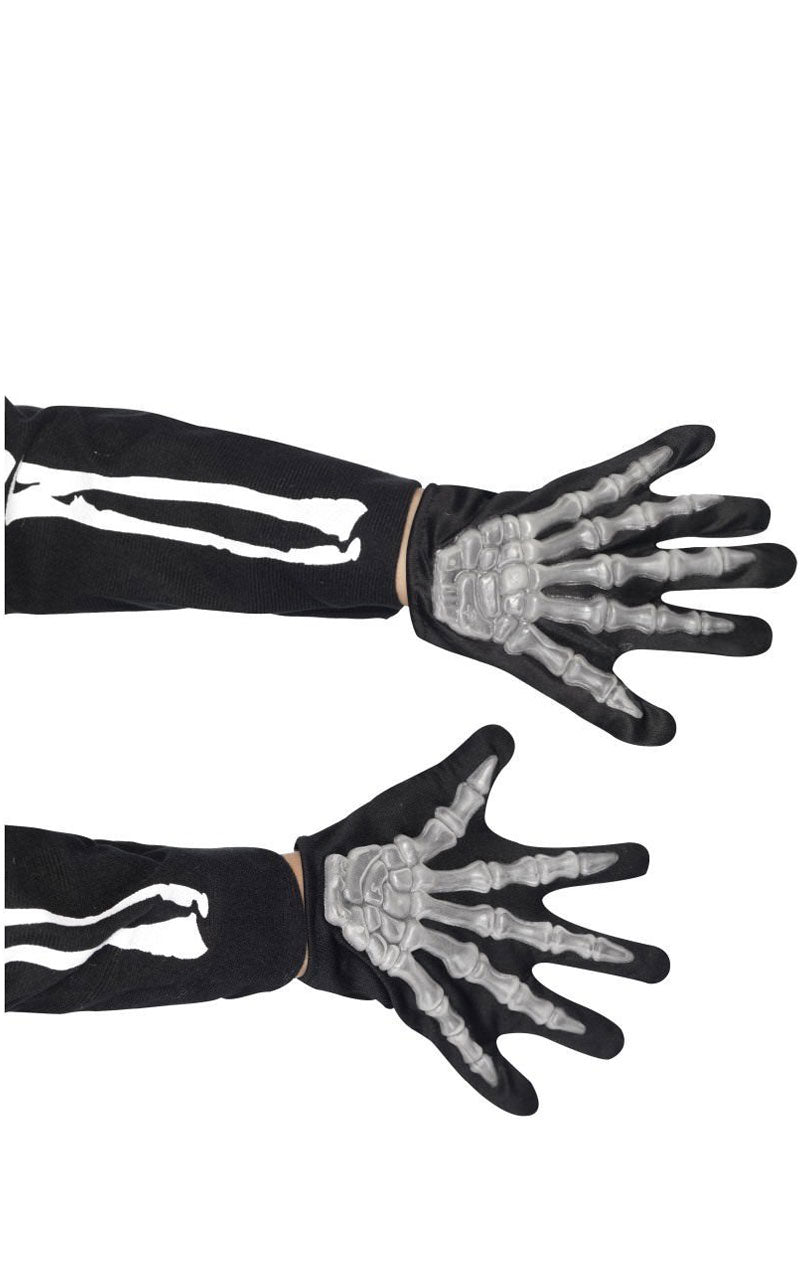 Kids Glowing Skeleton Gloves