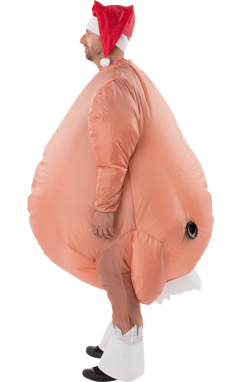 Costume gonflable de dinde Costume amusant pour adulte