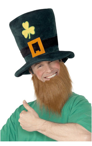 Adult Irish Leprechaun Hat & Beard