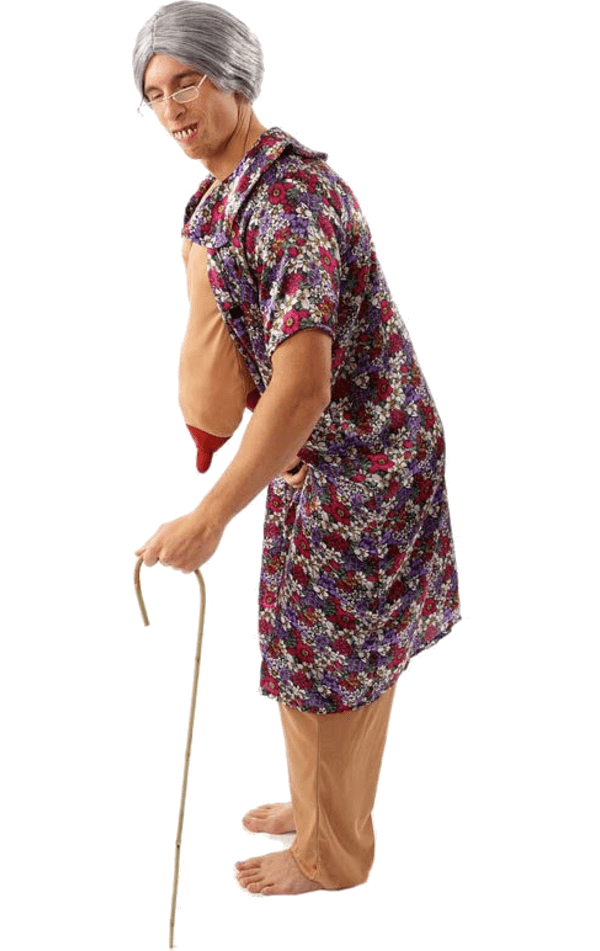 Adult Groping Granny Costume
