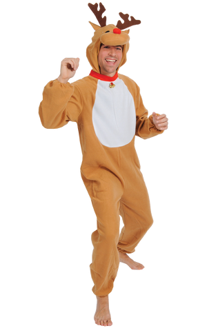 Adult Red Nosed Reindeer Costume