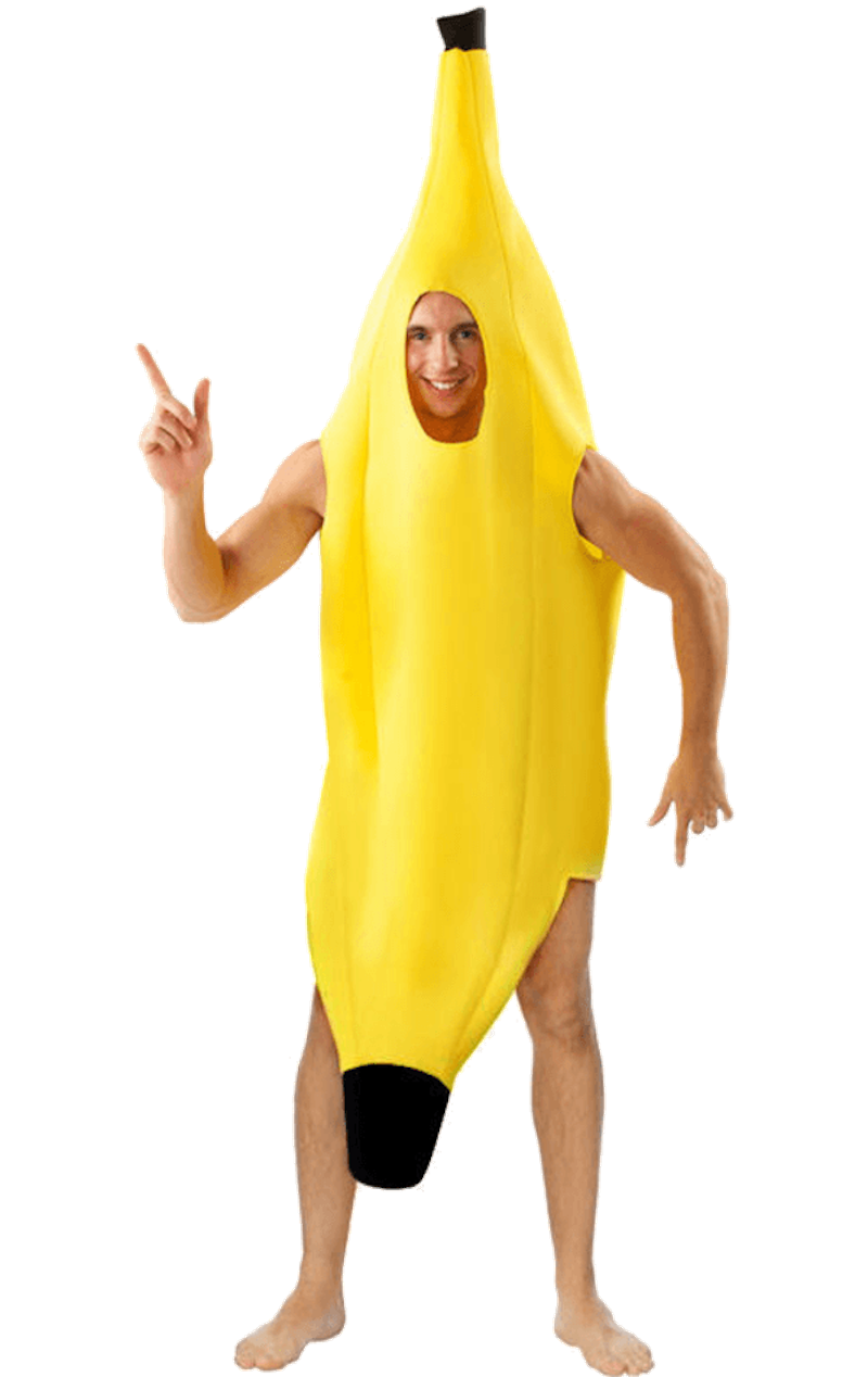 Déguisement de banane fantaisie adulte