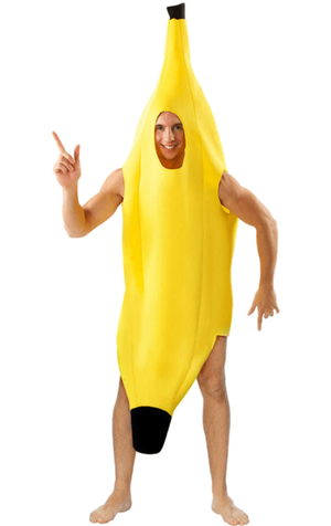 Déguisement de banane fantaisie adulte