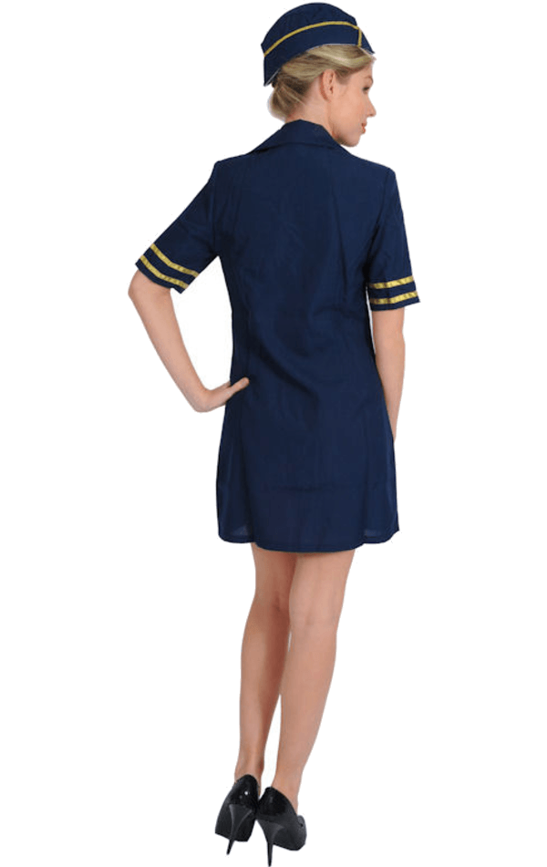 Kostüm für Erwachsene Air Hostess
