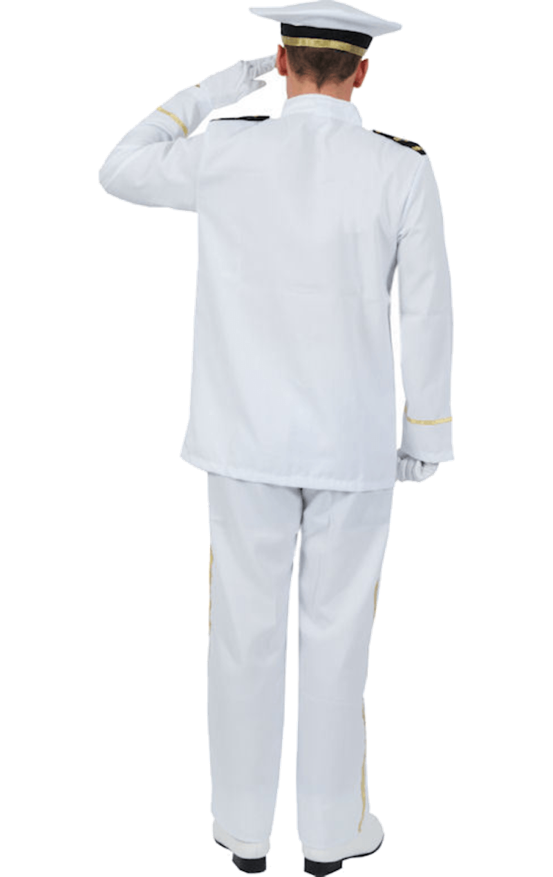 Kostüm des Erwachsenen -Marineoffiziers