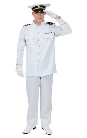 Déguisement d'officier de marine adulte