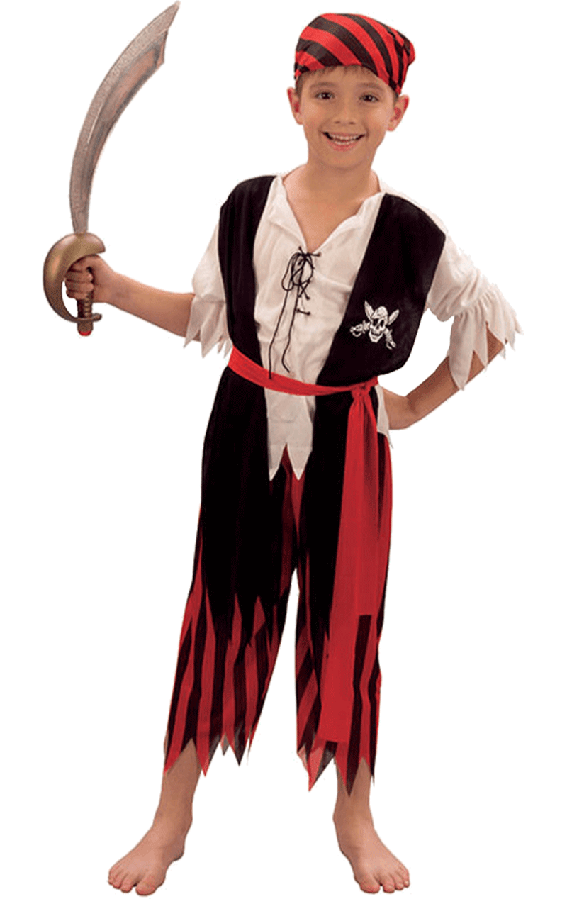Kinder Pirate Boy Kostüm