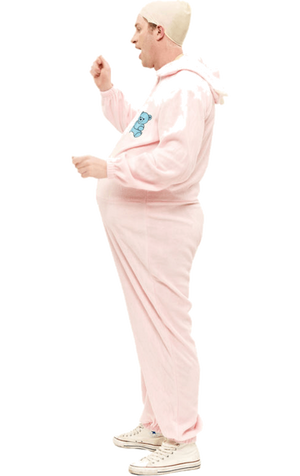 Adult Pink Babygrow Costume