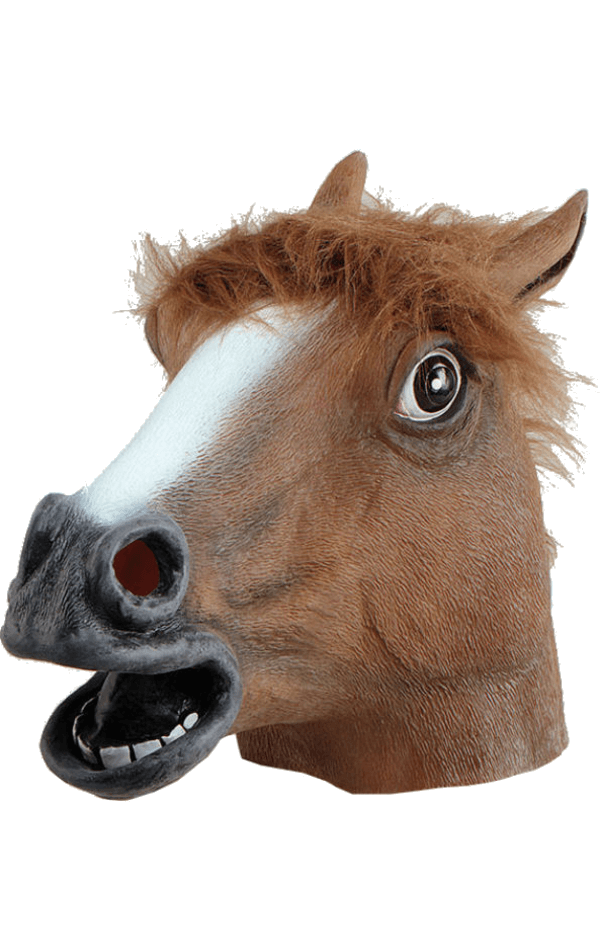 Brown Horse Facepiece Accessory