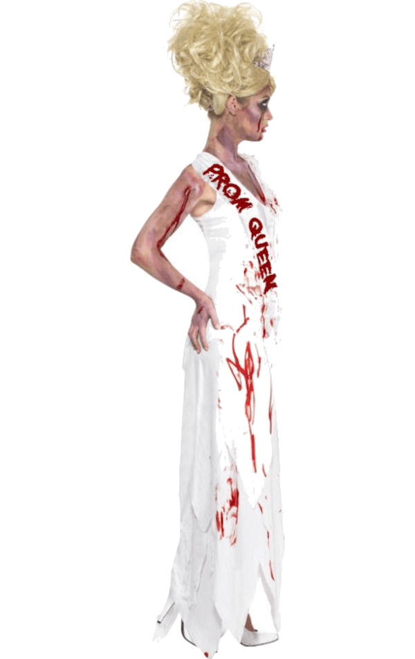 Erwachsener Zombie -Prom -Königin -Kostüm