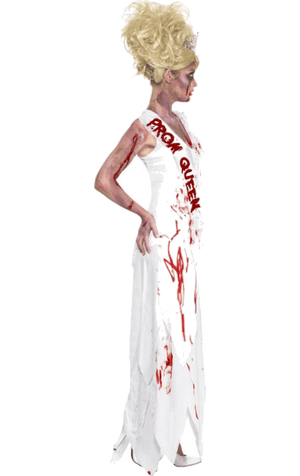 Erwachsener Zombie -Prom -Königin -Kostüm