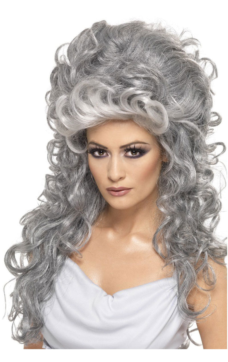Medea Witch Beehive Grey Wig