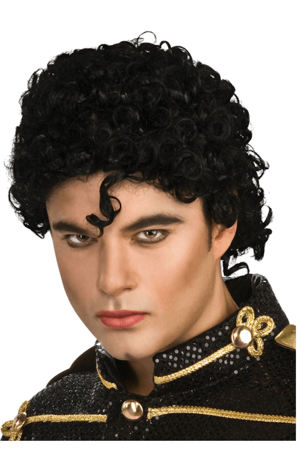 Curly Black Michael Jackson Perücke