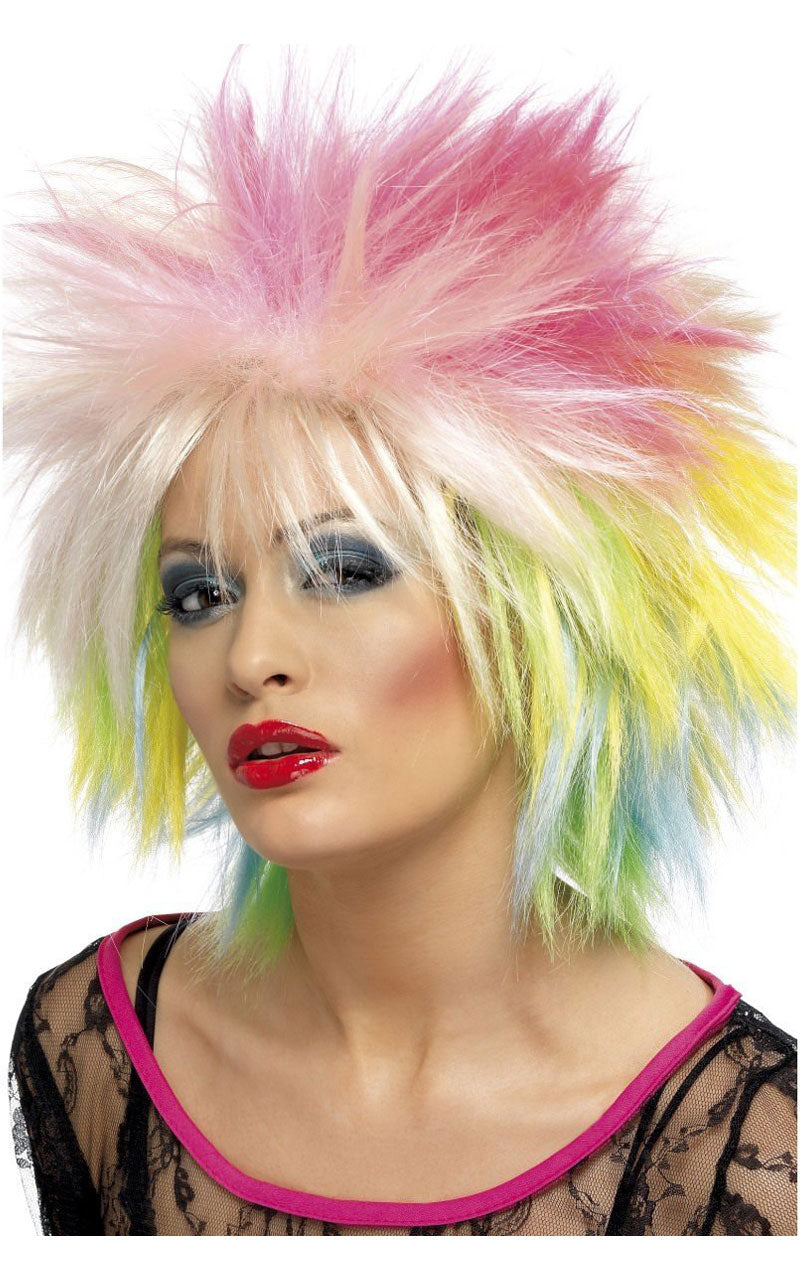 Colourful 80s Wig