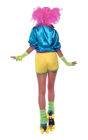 Womens 80s Roller Disco Girl Costume