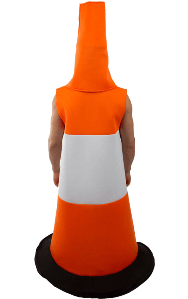 Kostüm des Verkehrskegelkegels für Erwachsene