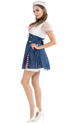 Ladies Sailor Dress Costume