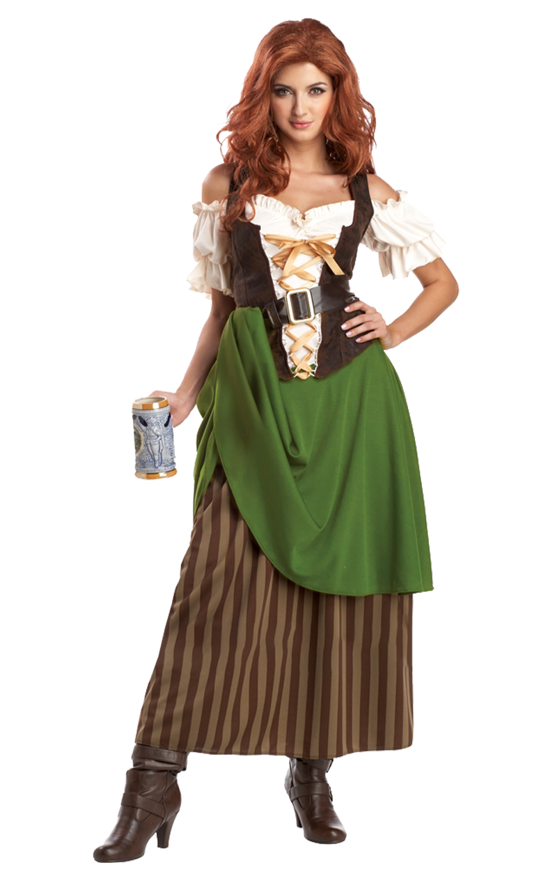 Damen Tavern Maiden Kostüm