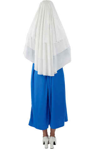 Erwachsene Blue Nonne Kostüm