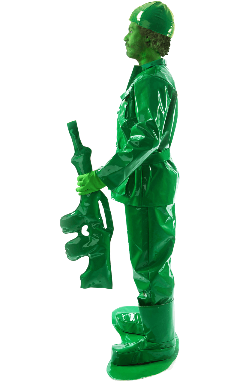 Kostüm für erwachsene Spielzeug Green Army Man Man