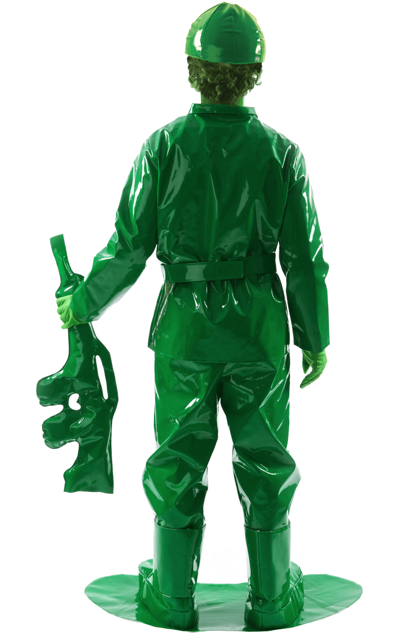 Kostüm für erwachsene Spielzeug Green Army Man Man