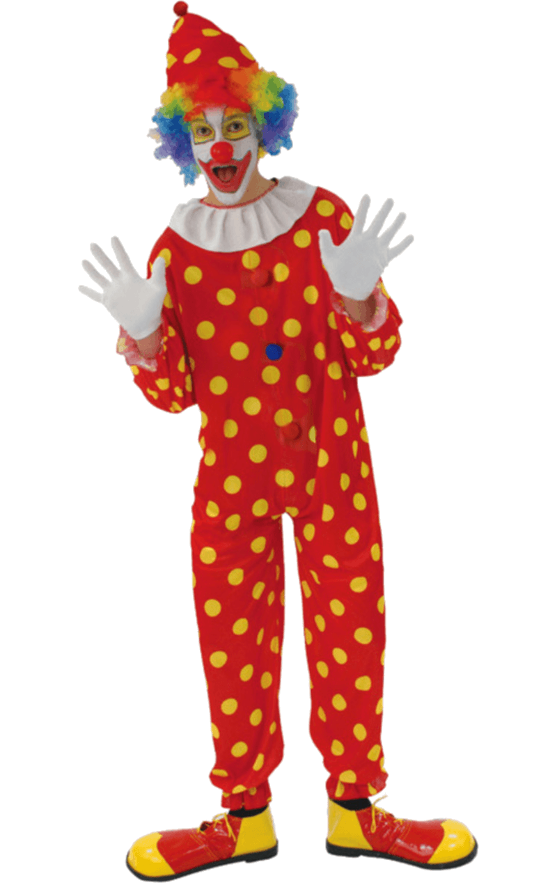 Tenue Bobbles le clown pour adulte