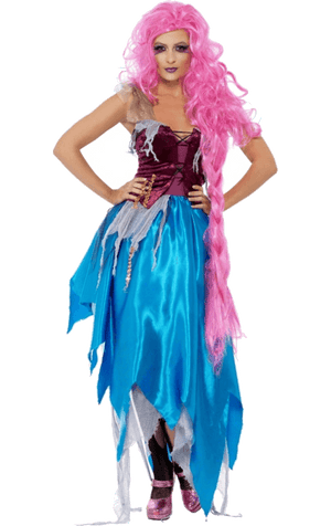 Womens Halloween Ripped Rapunzel Costume