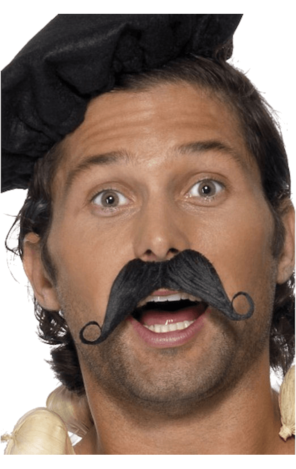 Frenchman Black Moustache
