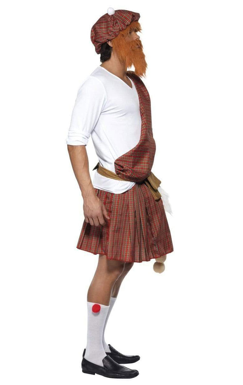 Mens Hung Highlander Scottsman Stag Costume