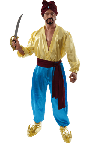 Erwachsener Piraten -Sinbad -Kostüm