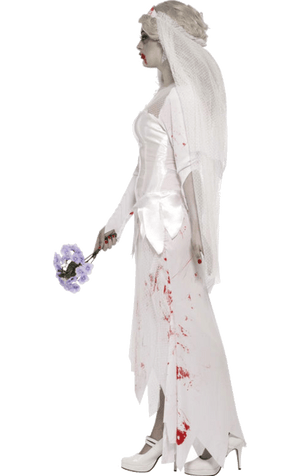 Womens Dead Ghost Bride Costume
