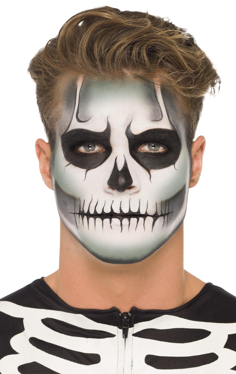 Glühen-Dark-Skelett Make-up