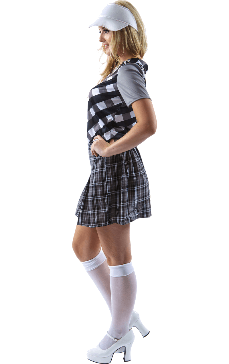 Damen Pub Golf Kostüm - Schwarz