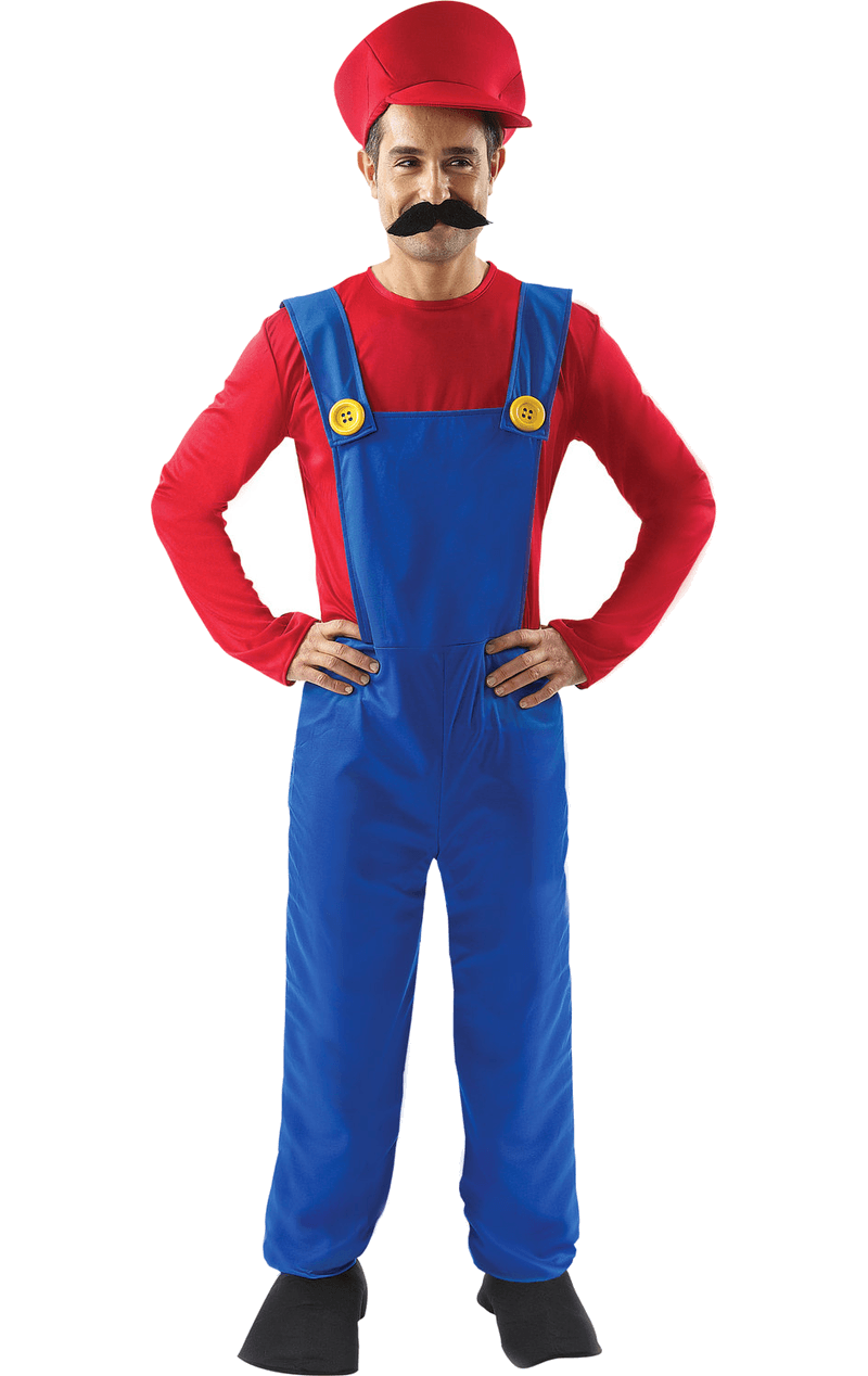 Herren Super Mario Kostüm