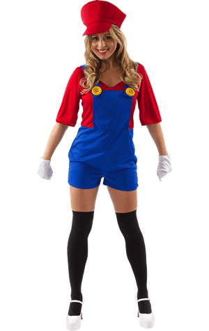 Women's Super Mario Costume