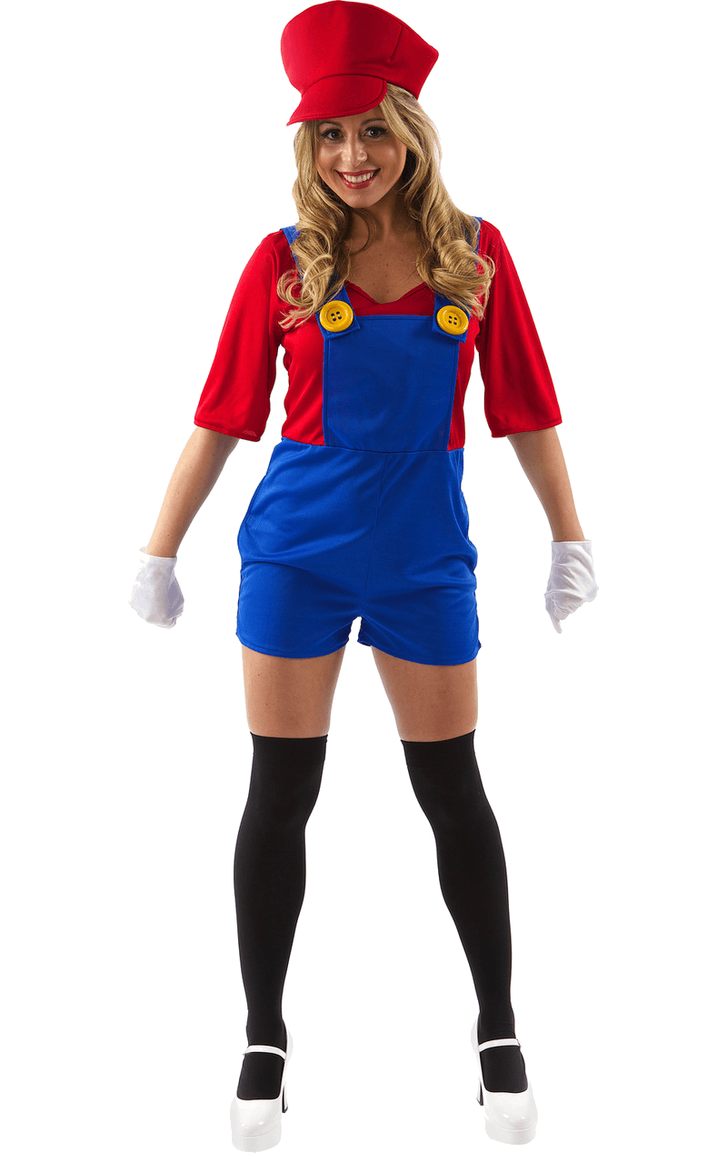 Adulte Super Mario Costume Femmes Hommes Déguisement Chapeau Set