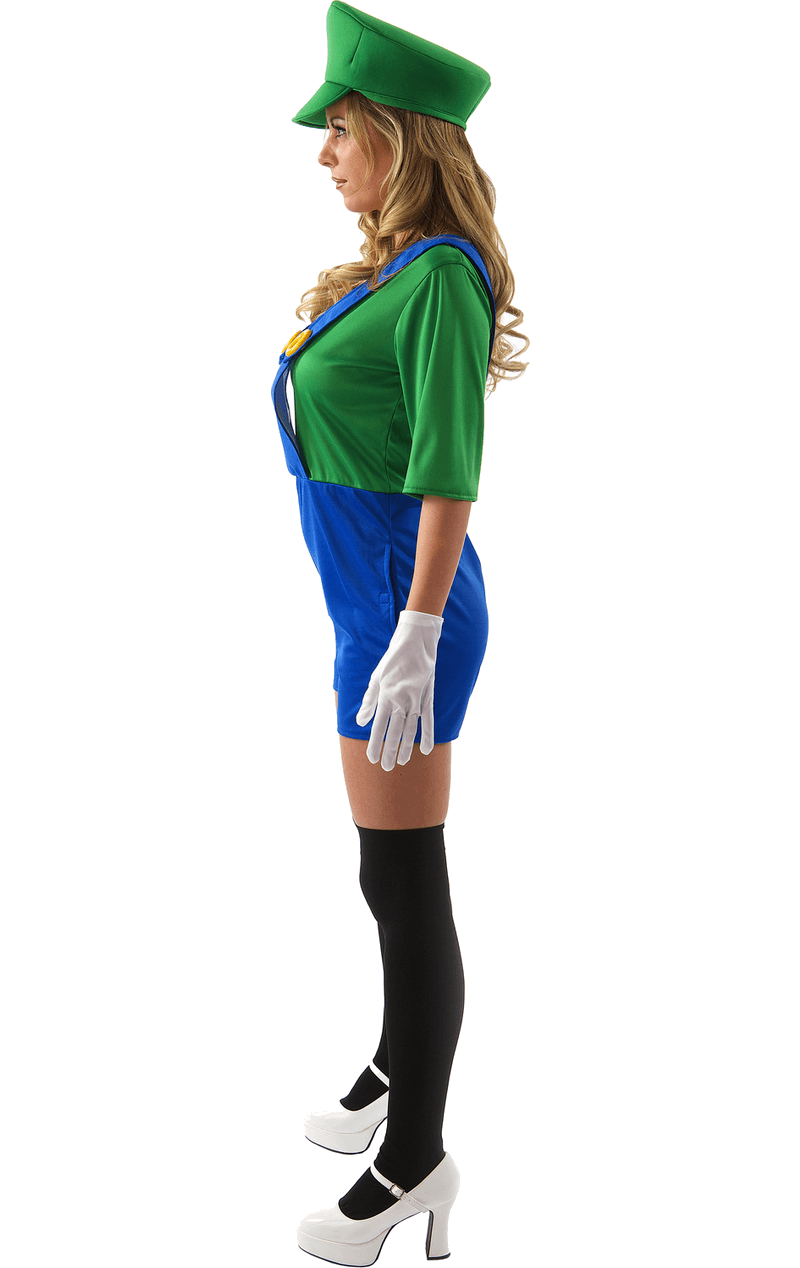 Erwachsene Frauen Luigi Kostüm