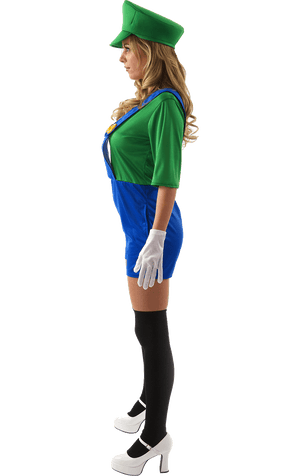 Adult Womens Luigi Costume