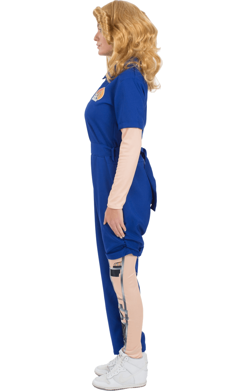 Erwachsene bionische Frau TV -Kostüm