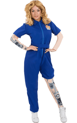 Erwachsene bionische Frau TV -Kostüm