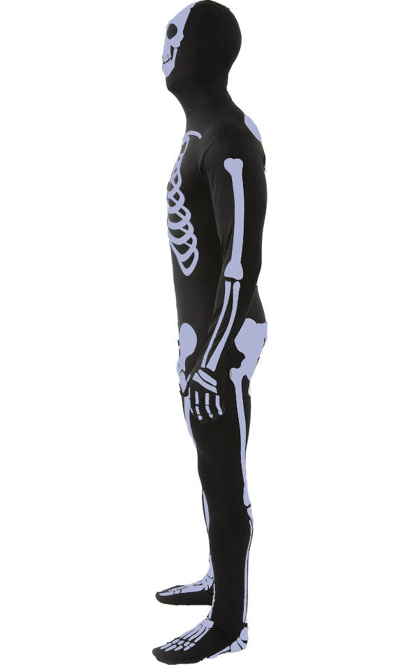 Adult Skeleton Skinsuit Costume