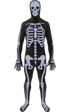 Adult Skeleton Skinsuit Costume