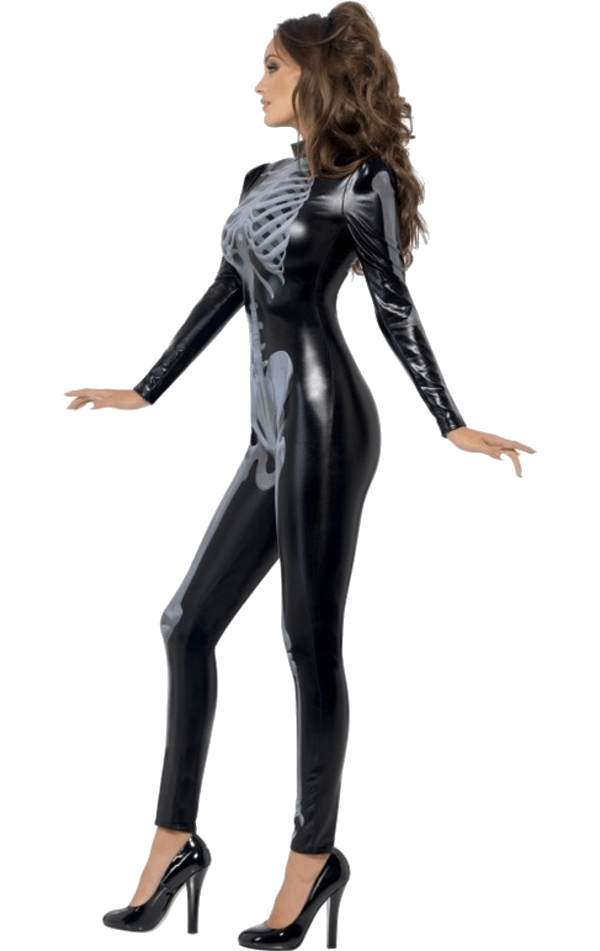 Costume de squelette d'Halloween sexy pour femme